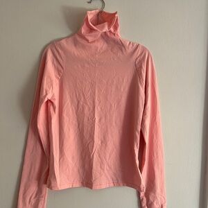 Athleta Girl Perfect Turtleneck in Poppy Pink